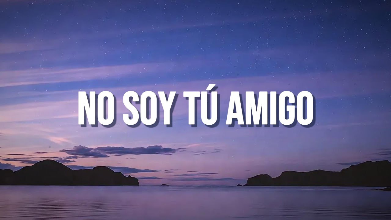 Ya No Soy Tu Amigo | reguetón video letra completa #regueton #videoletra #letracompleta