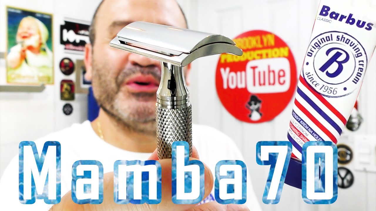 💈 Бритьё экстравагантной бритвой RazoRock Mamba 70, Barbus, Yaqi Brush, Timeless Bowl, Personna 🪒👍🔥📢