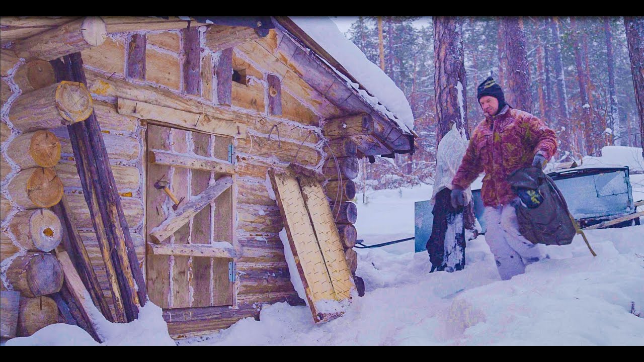 В долгий путь по избушкам.  Закрытие капканов.