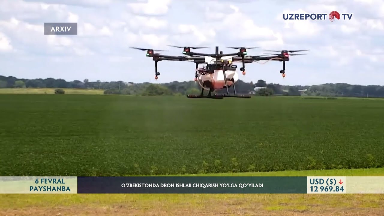 O‘zbekistonda dron ishlab chiqarish yo‘lga qo‘yiladi