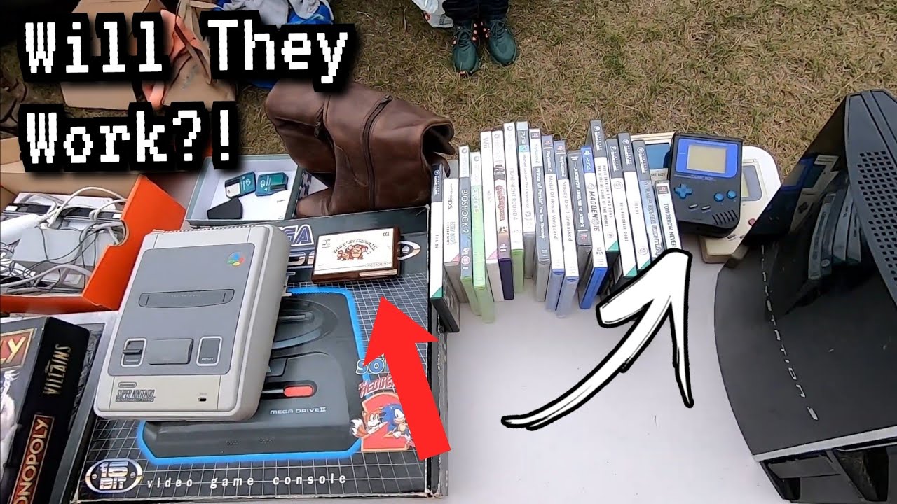 Compelling Consoles at the Car Boot Sale!