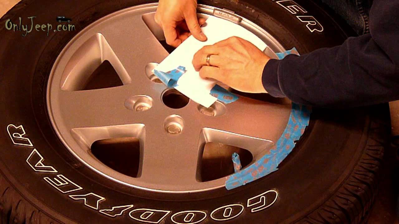 Jeep Plasti Dip Wheels