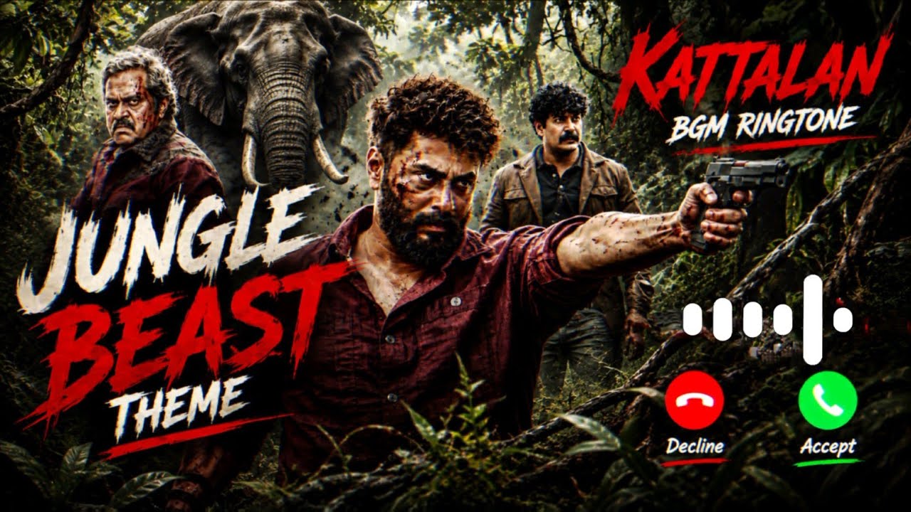 Kattalan - Jungle Beast Theme Bgm Ringtone || Kattalan Bgm Ringtone || Ravi Basrur