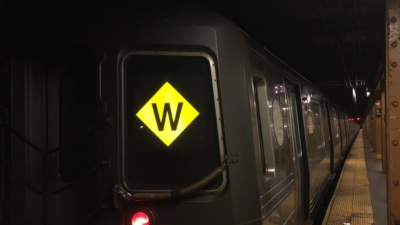 BMT Broadway Line: (N) (R) (W) Trains @ 5th Avenue-59th Street (R46, R68, R68A, R160A-2, R160B)