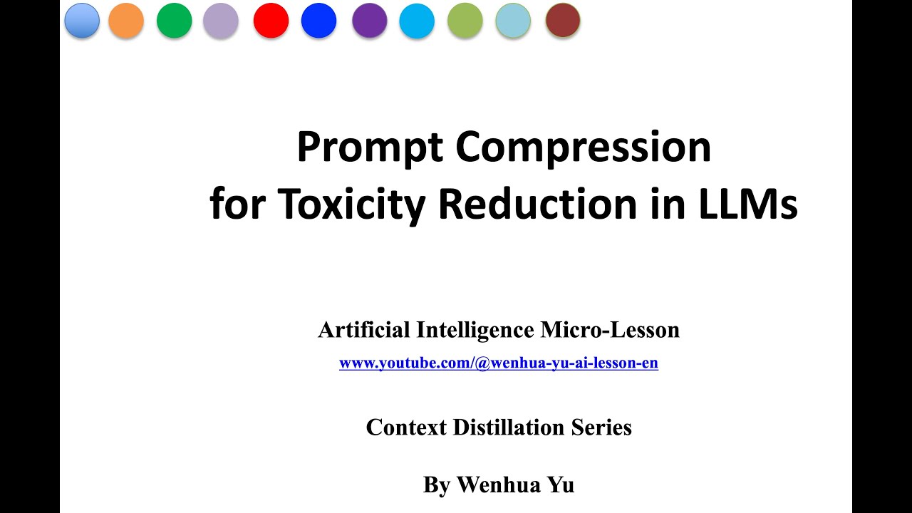 Prompt Compression for Toxicity Reduction in LLMs