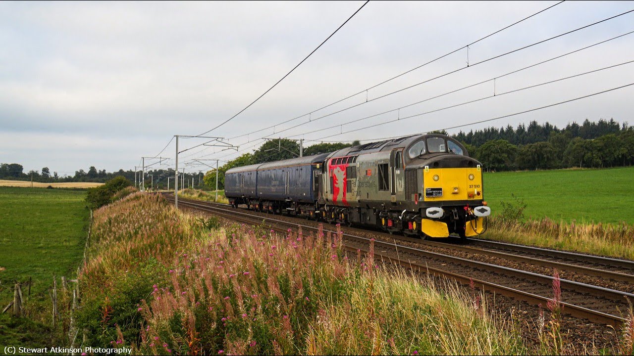 37510 5M57 Inverness T.M.D. To Derby R.T.C. With A DCR Salute, 7/9/24