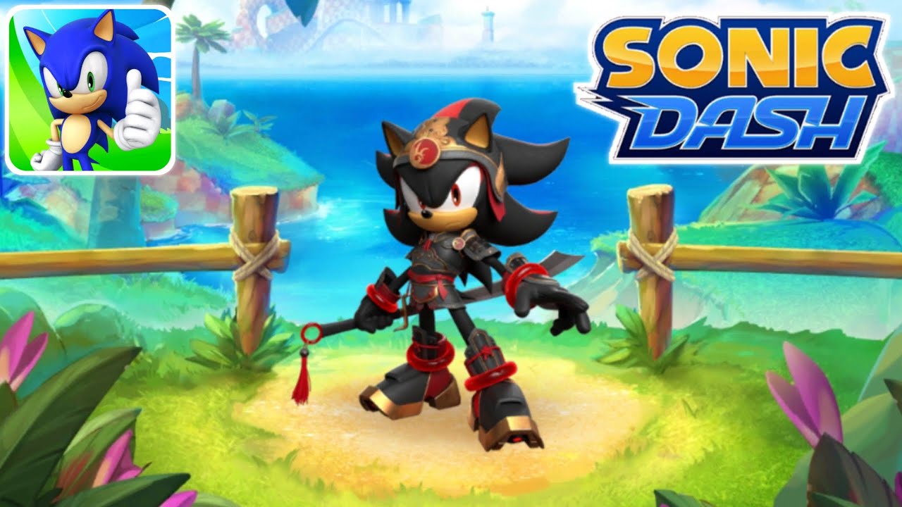 SONIC DASH - WARRIOR SHADOW ANDROID GAMEPLAY