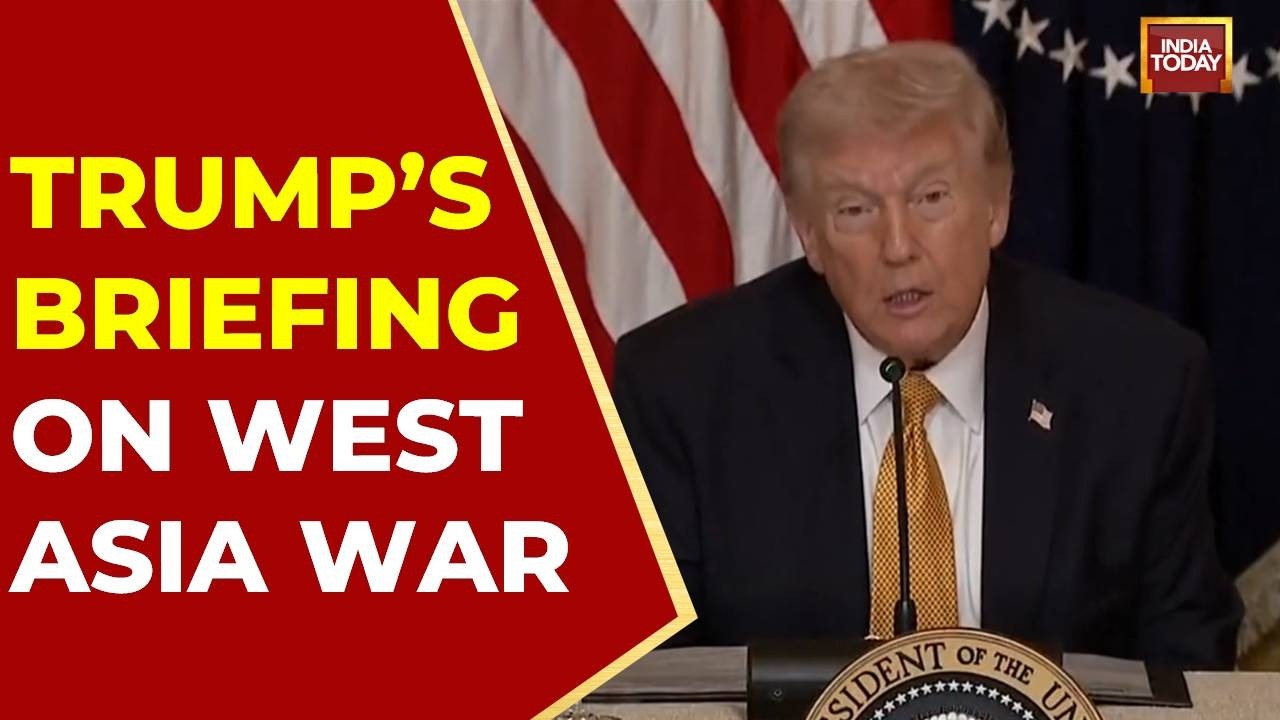 Donald Trump's Briefing On West Asia War | Trump Addresses Press On Iran War And Hormuz Blockade