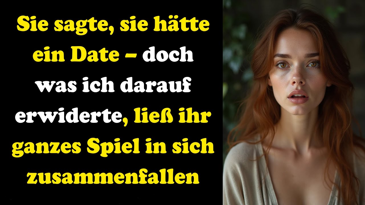 SIE SAGTE: „ICH HAB EIN DATE.“ MEINE ANTWORT ZERSTÖRTE SIE – UND SIE VERSTAND ES ZU SPÄT.