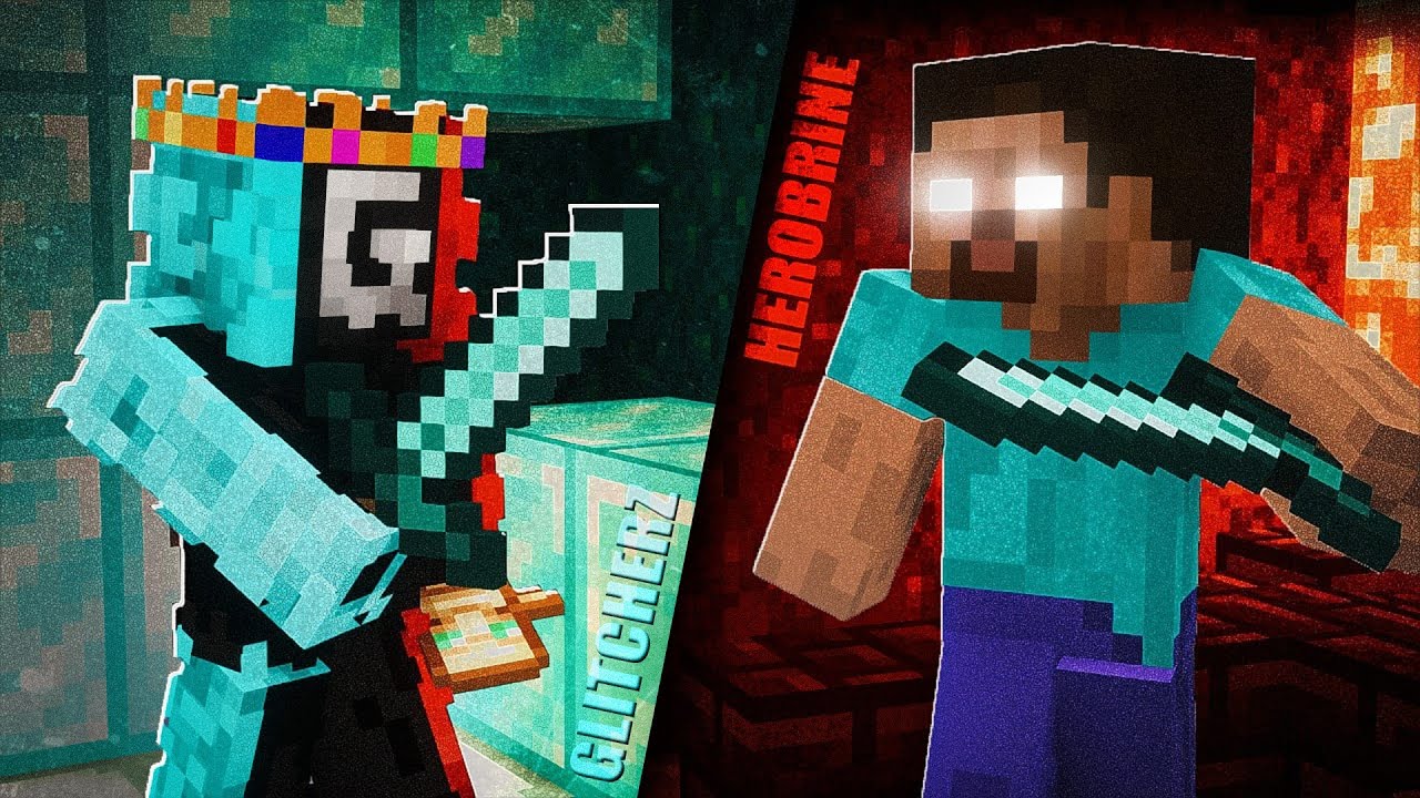 මම herobrine එක්ක සටන් කළා ! ⚔️