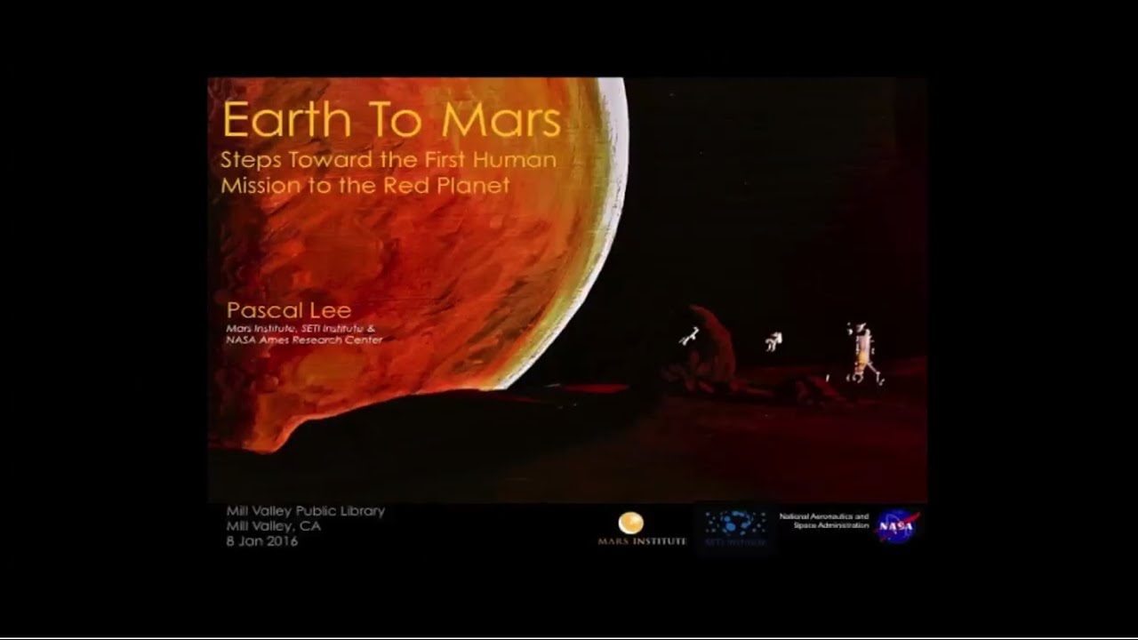 Mill Valley Public Library's After Hours Series: Earth to Mars with Dr. Pascal Lee