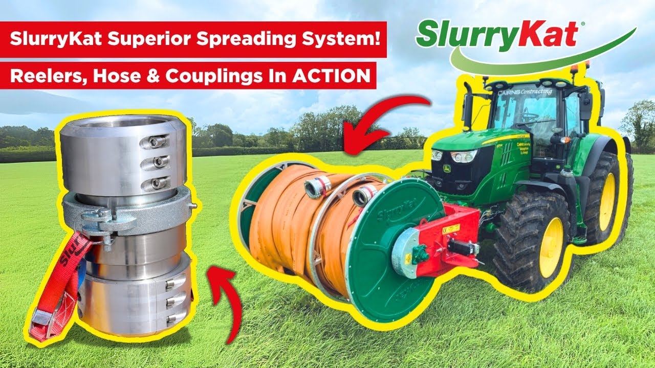 SlurryKat Reelers, Hose & Couplings In ACTION! 🚨