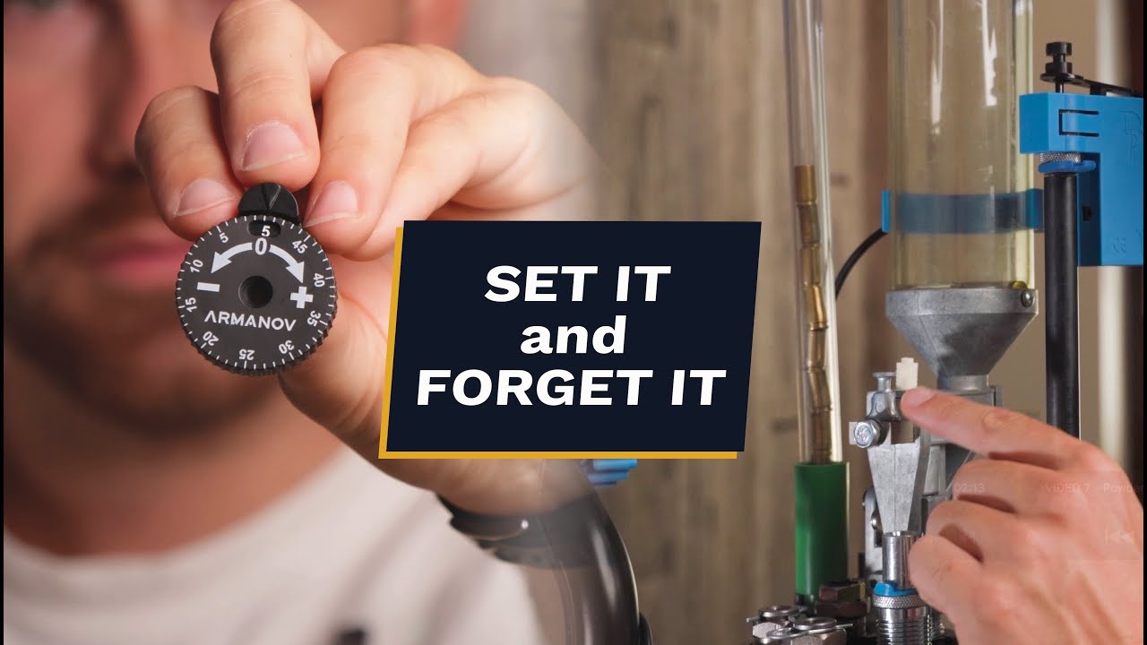 Revolutionize your Dillon Powder Measure with ARMANOV POWDER  MEASURE KNOB WITH ABSOLUTE POSITION