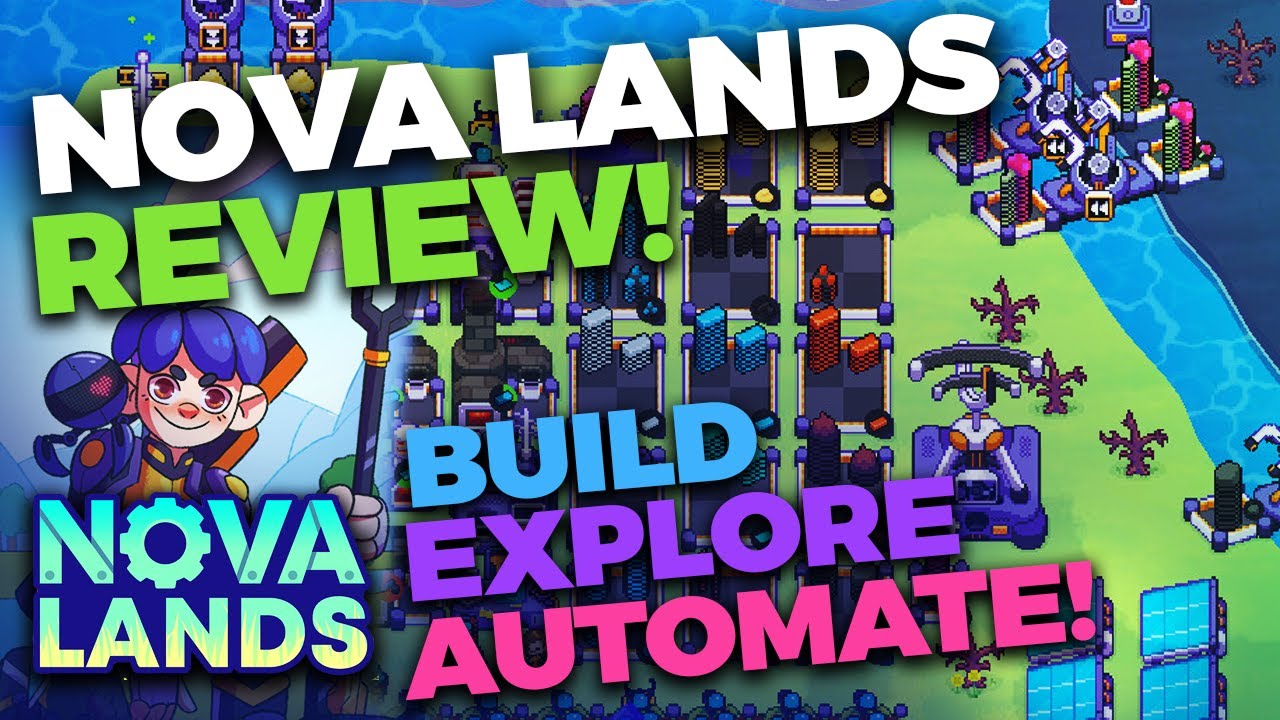Forager + Factorio!? | NOVA LANDS Review