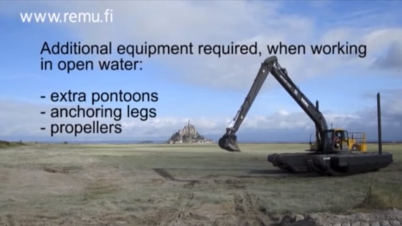Amphibious Excavator - REMU Big Float