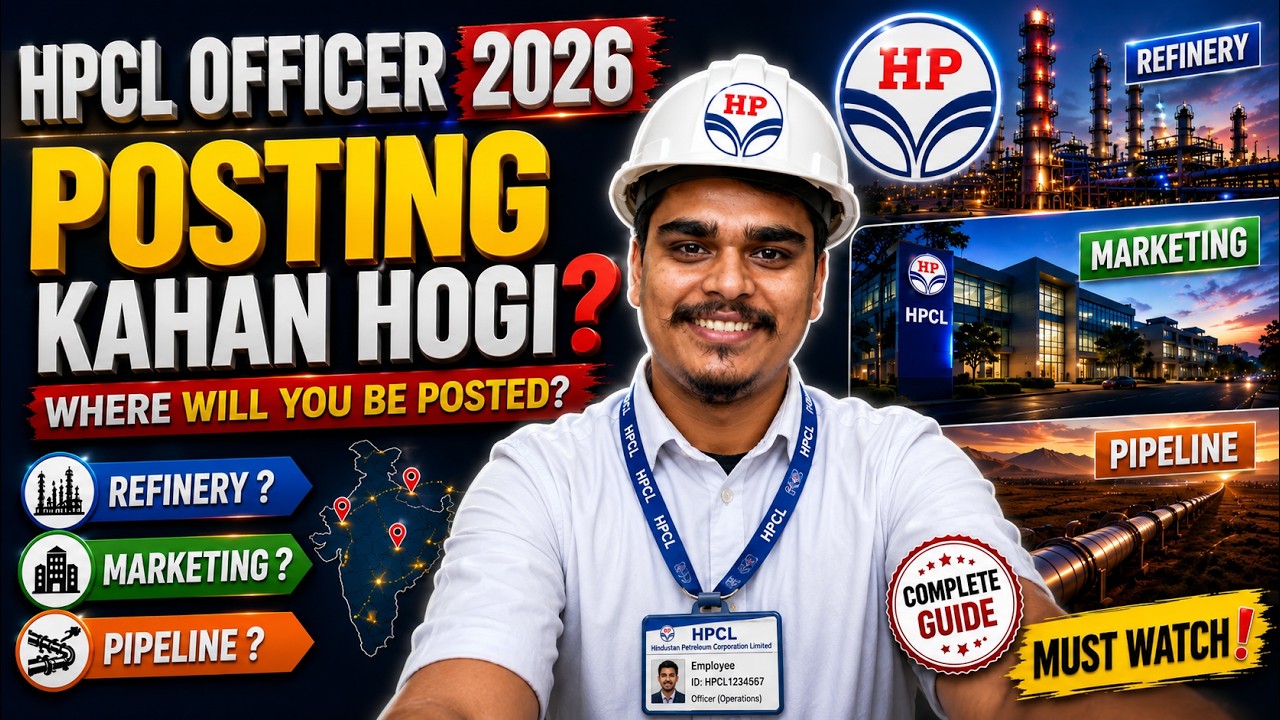 HPCL Officer 2026: Posting, Training & Division Details | Where Will You Be Posted?