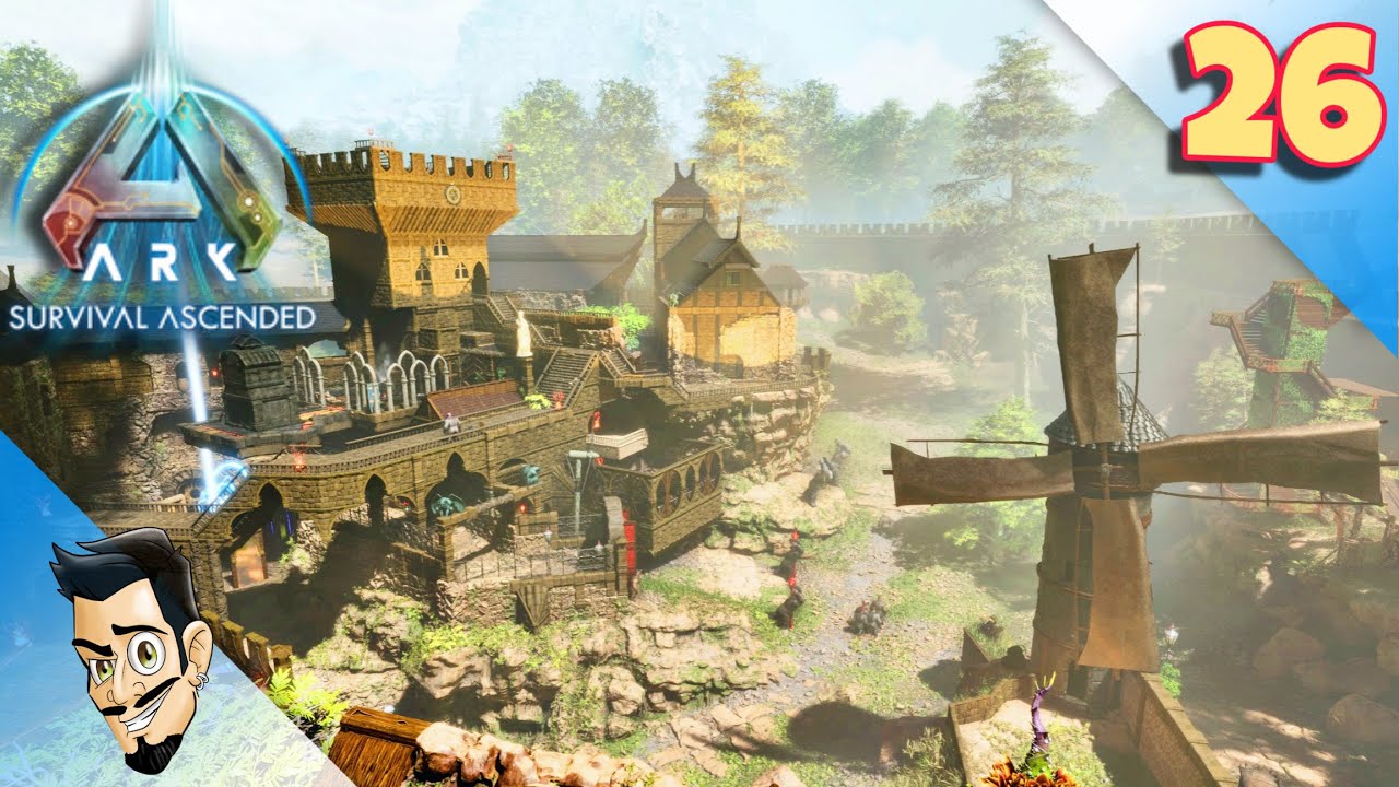 CITÉ MEDIEVAL A LA POUDLARD ! NOS ABONNÉS ONT DU TALENT ! ep26 THE ISLAND - ARK SURVIVAL ASCENDED