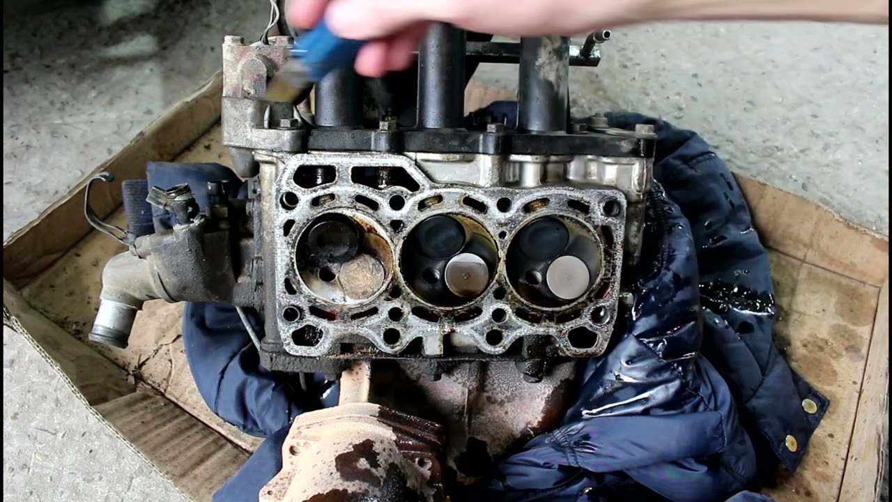 Пробило прокладку ГБЦ выкидывает антифриз на Daewoo Matiz Дэу Матиз 0,8 2011 года 2часть