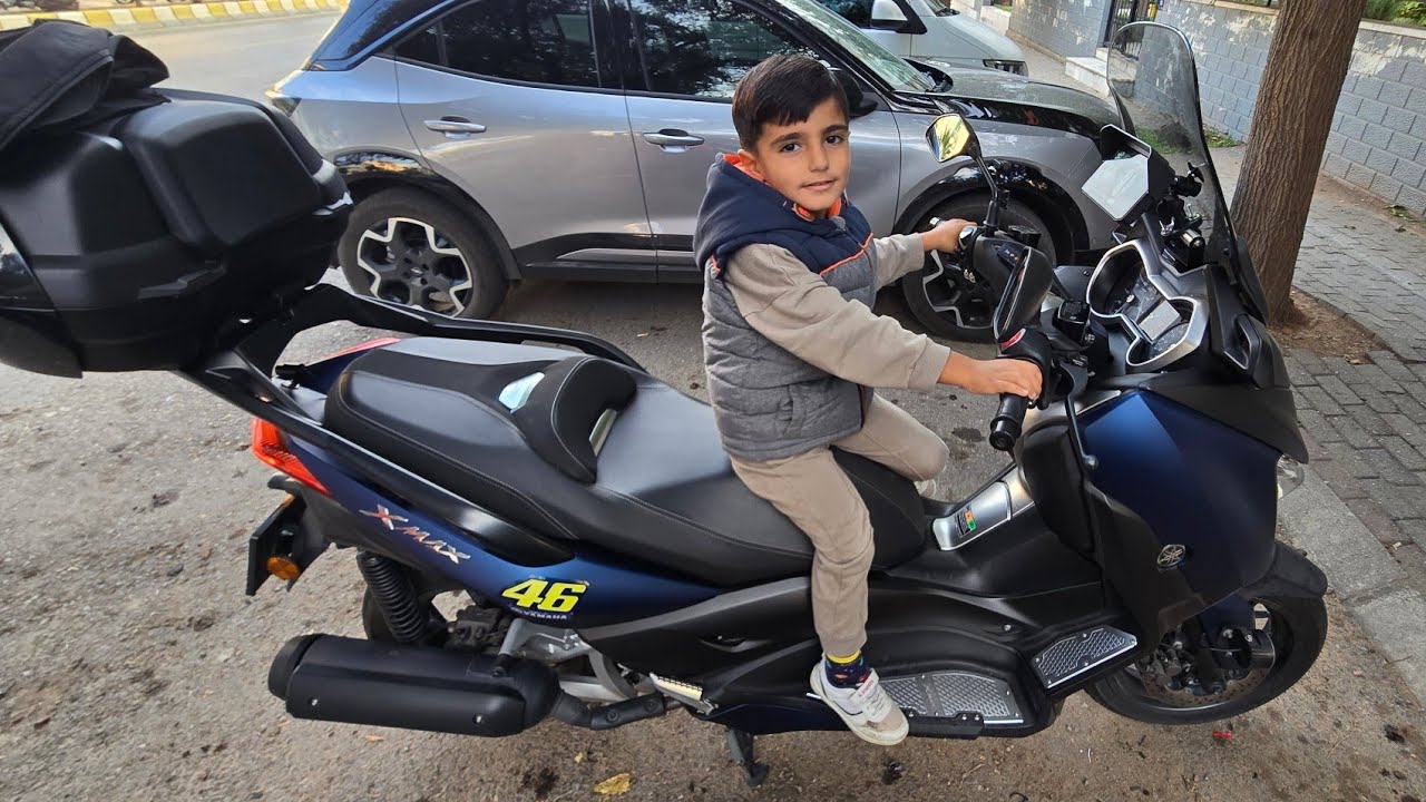 Yamaha Xmax125 Kameralı Carplay Uçak kanadı  Stop çakar incelemesi 