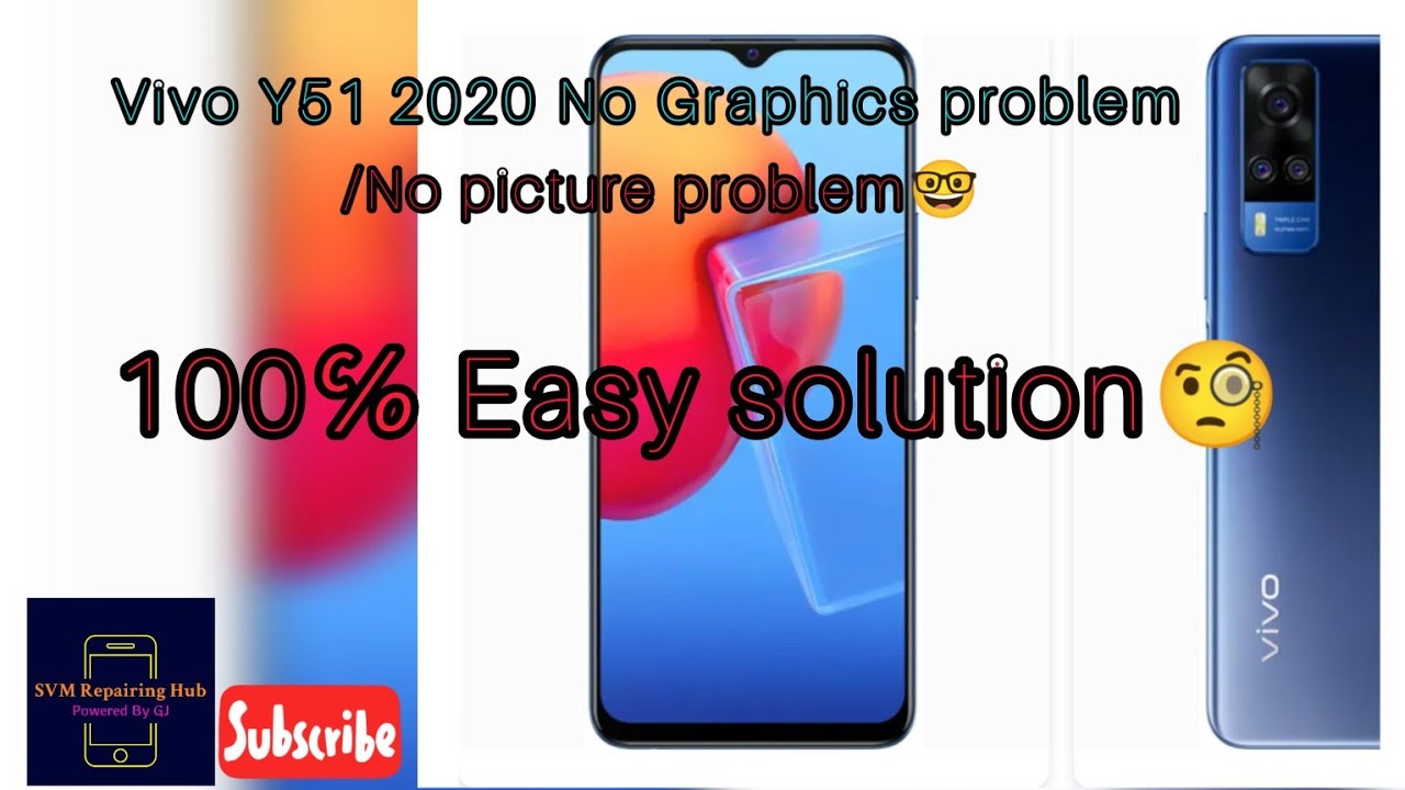 Vivo Y51 2020 no graphics/no picture problem Solution😎🧐