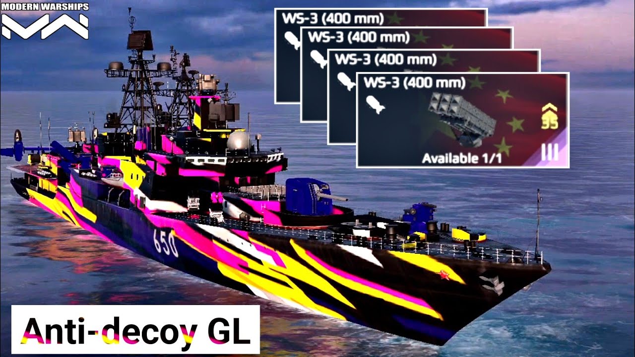 RF Admiral Chabanenko - WS-3 (400mm) Granade Launcher Gameplay Modern warship 