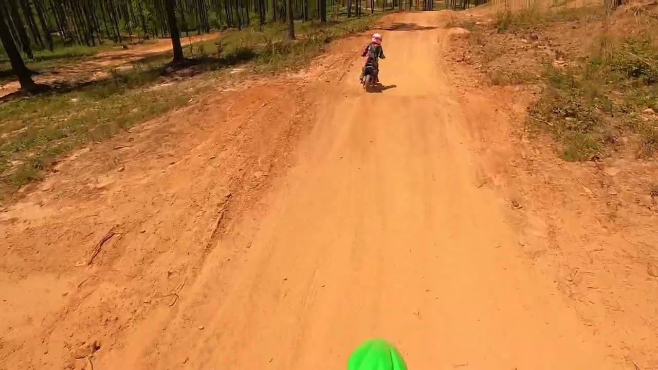 Everly's first ride at Iron Mountain Resort
