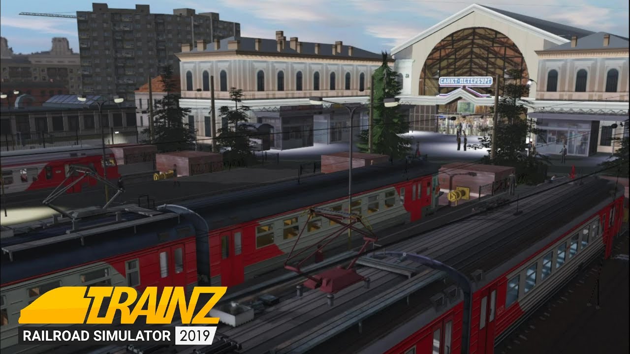 Несколько минут из жизни на Балтийском вокзале Санкт-Петербурга | Trainz 19