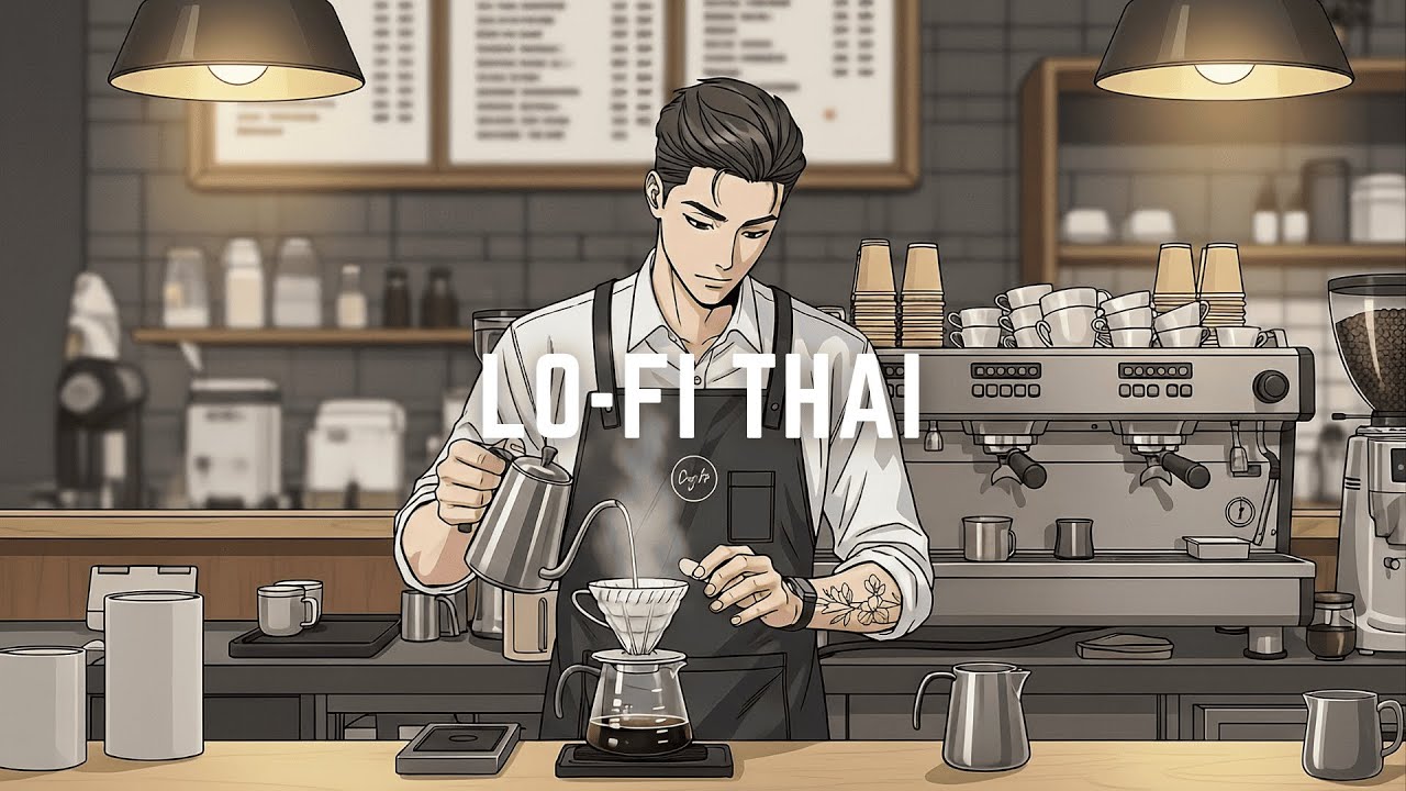 Slow Brew Lofi ☕ — เพลงคาเฟ่ โทนอบอุ่น ฟังแล้วผ่อนคลาย
