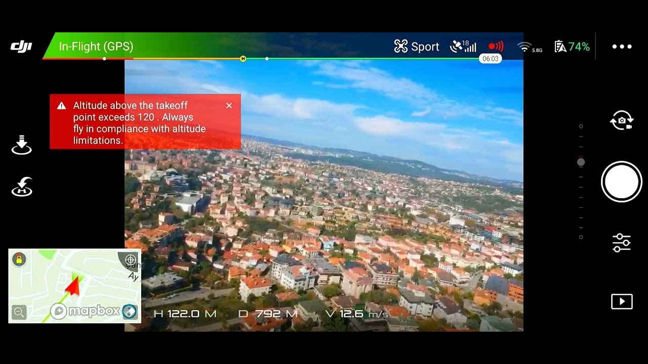 Dji Spark İstanbul Boğazda Mesafe Testi Rekor Kırmaya devam ☺️