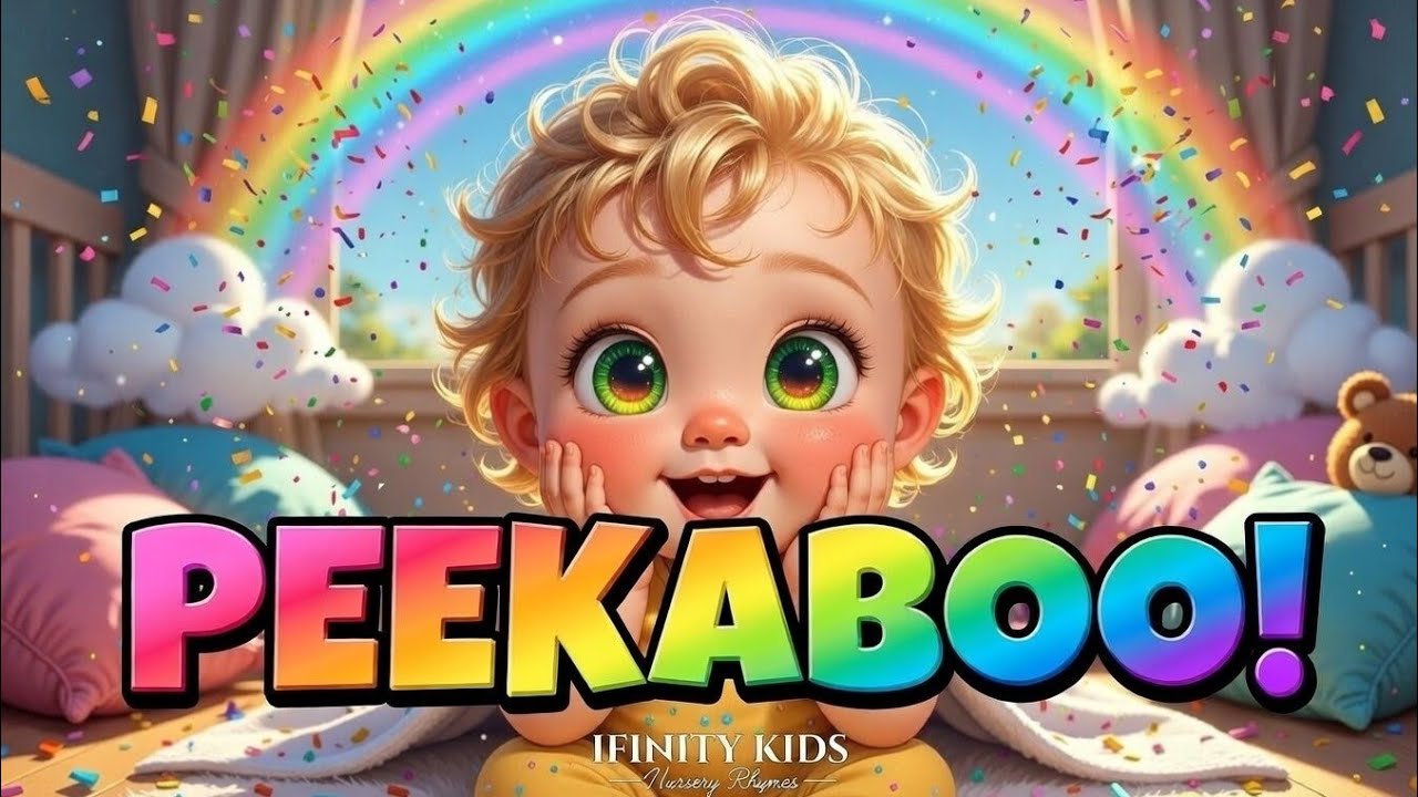 PEEKABOO LULLABIES - Sweet Hide & Seek Song for Babies! 🌟 #peekaboo #kidssongs #kidslearning #ai 
