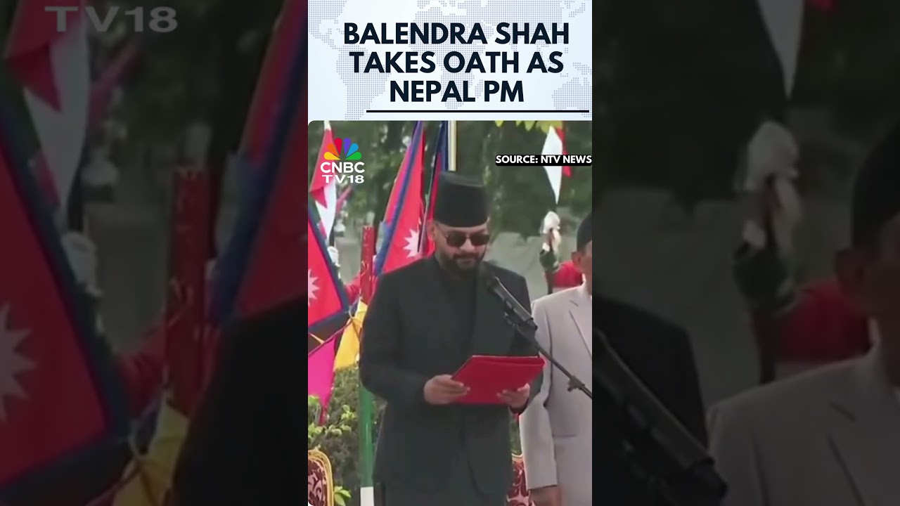 Balendra Shah Takes Oath As Nepal's Youngest PM | Rapper-turned  Politician | N18G