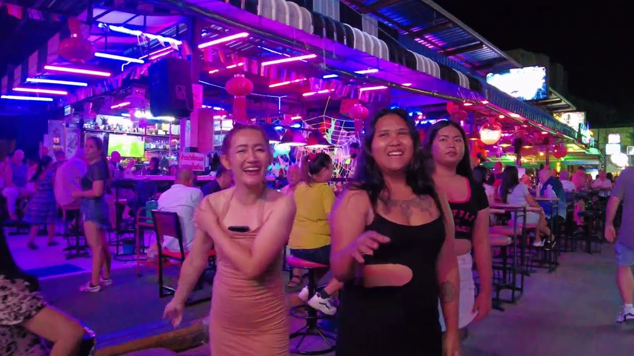 Pattaya Nightlife  Beauties of Soi Buakhao & Tree Town, 2023. Thailand V#237
