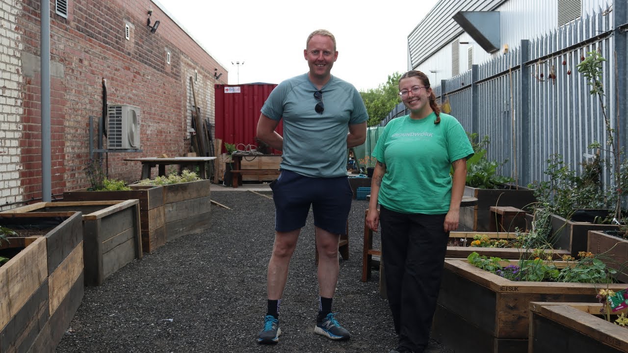Supporting The Message Community Centre in Wythenshawe to create their own Community Garden