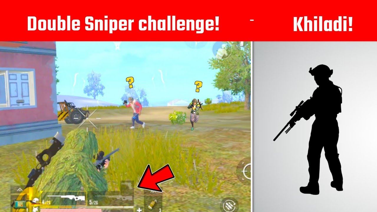 Sasta! Double sniper Challenge in Pubg mobile lite - Gamo Boy