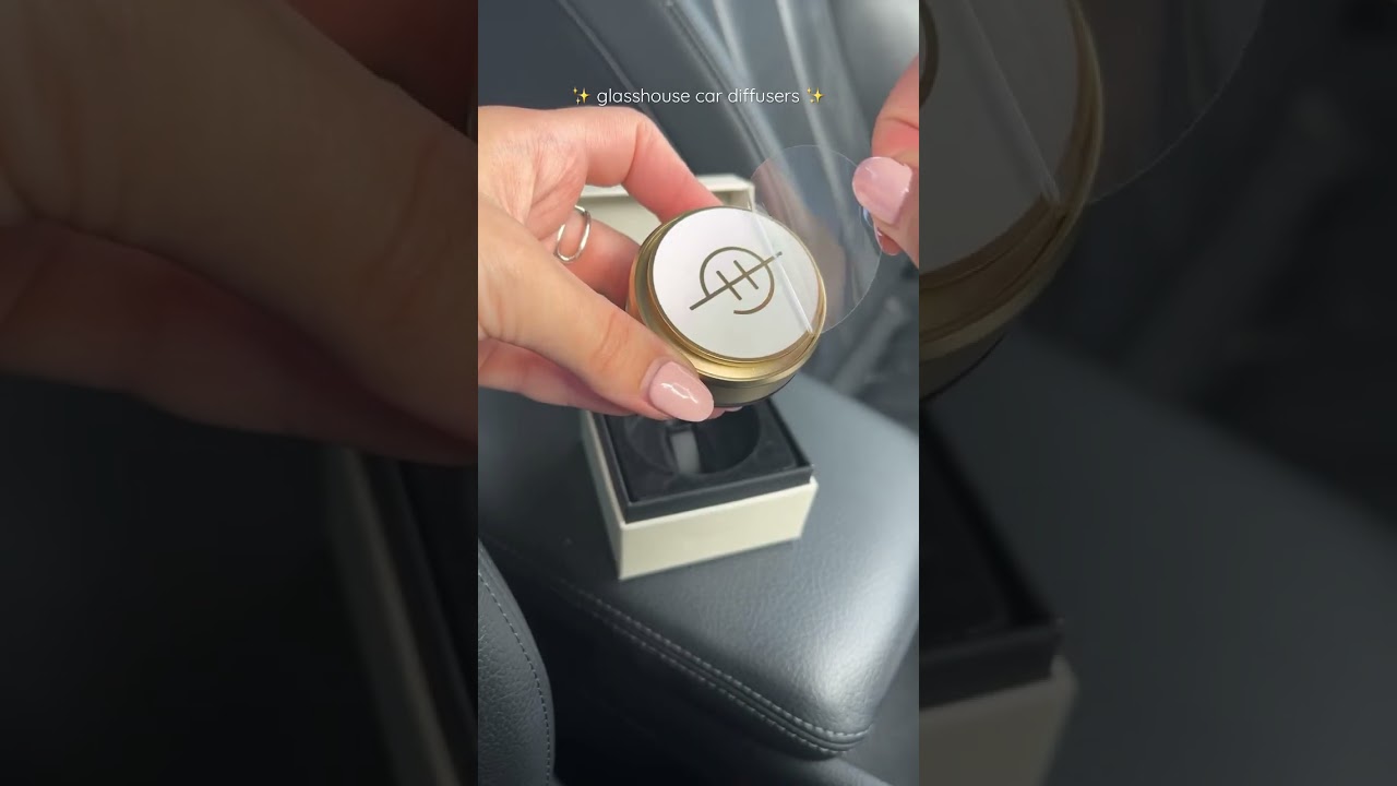 my car has never smelt better 😍 #asmr #unboxingvideo #glasshouse #shorts #satisfying #restockasmr