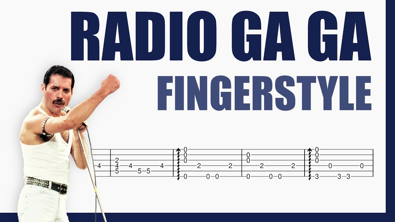 Radio Ga Ga - Queen | TAB Fingerstyle for Guitar