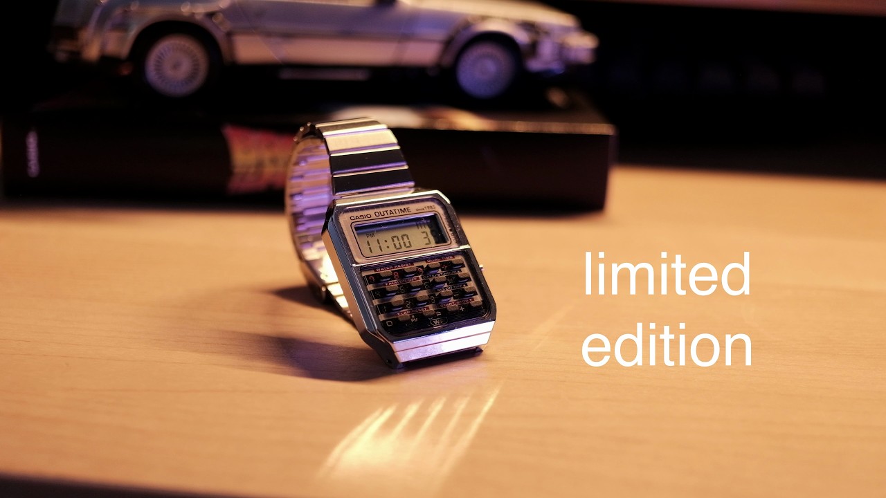 i bought a limited edition watch... Back To The Future + Casio