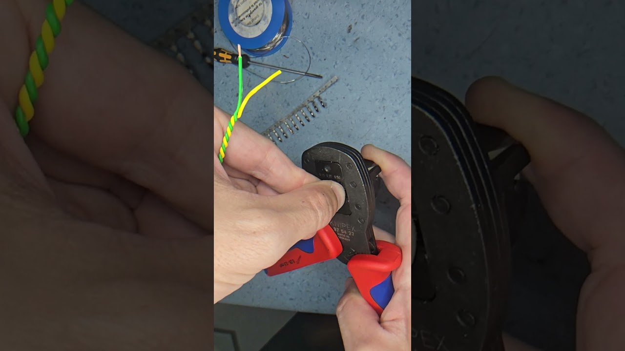 Knipex MQS crimping tool #diy #crimpingtool #cable #knipex