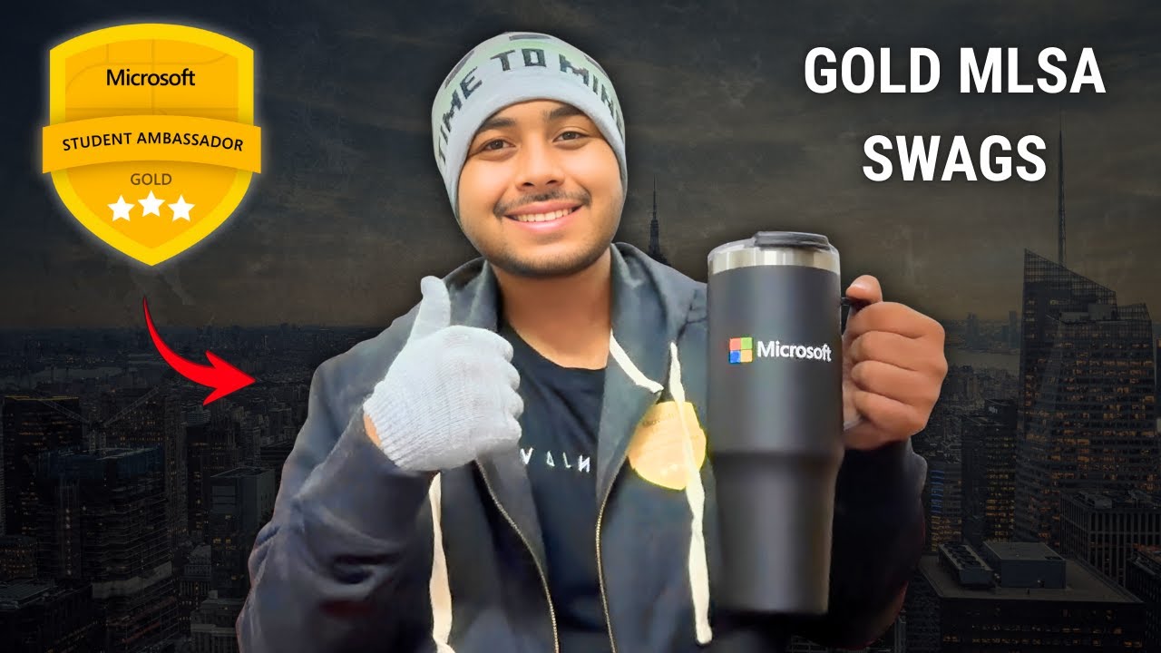 Unboxing Microsoft Student Ambassador GOLD Swag Kit 🎁 | Exclusive MLSA 2025 Rewards