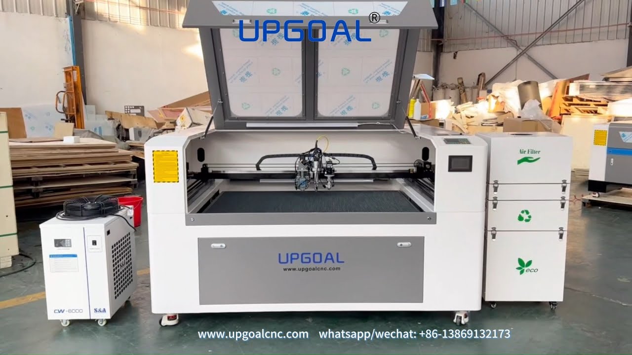 50W 90W 600W CCD Combined Fiber Co2 Laser Cutting Marking Engraving Machine for Metal Non Metal