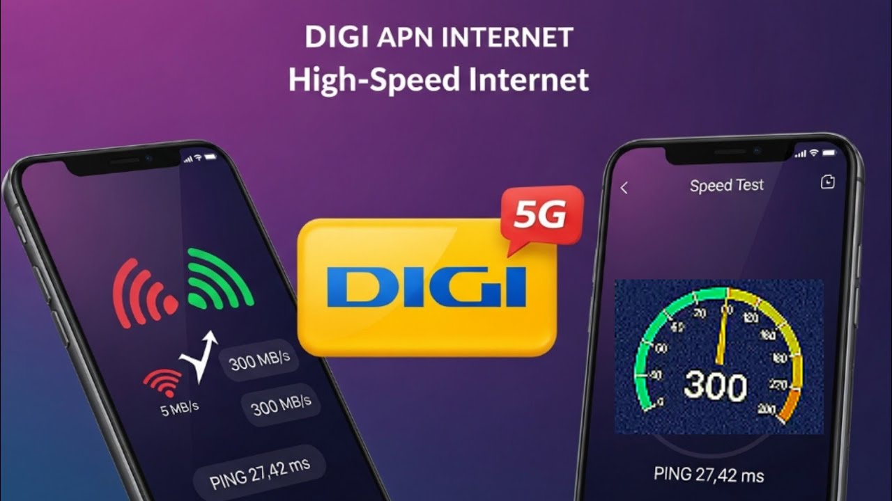 Digi 5G Secret APN Settings | Boost Internet Speed 🔥 High Speed Net 