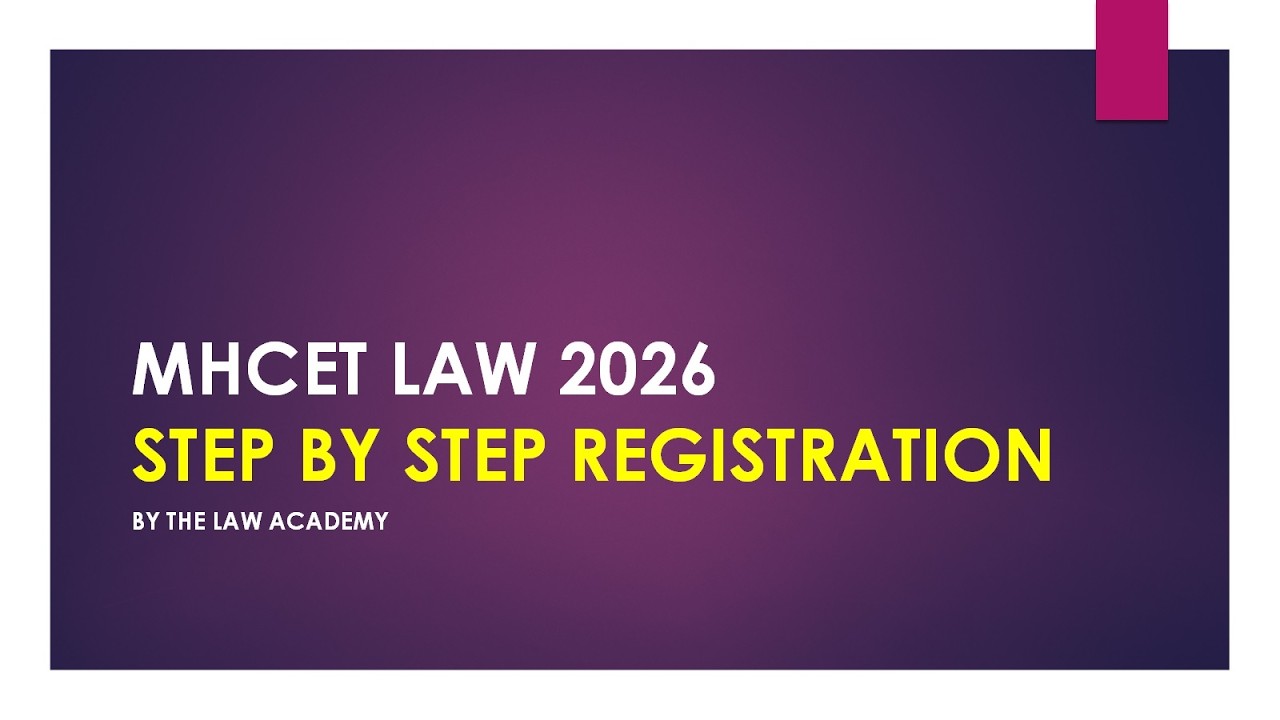 MHCET EXAMS 2026 STEP BY STEP REGISTRATION MANUAL 2026