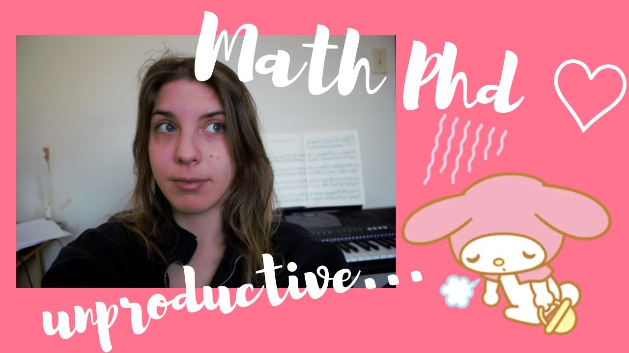 Math PhD Vlog #4: When it's hard to be productive