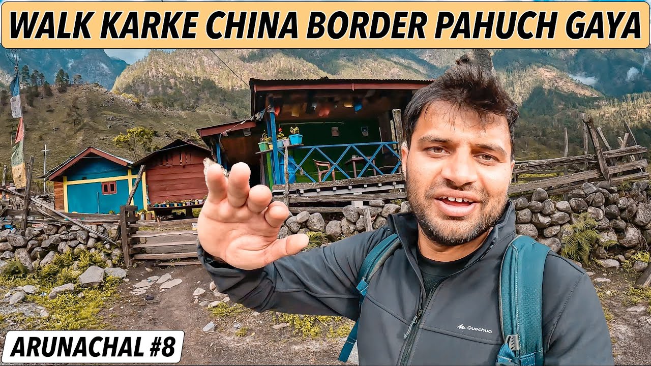 REACHED CHINA BORDER BY WALKING!!