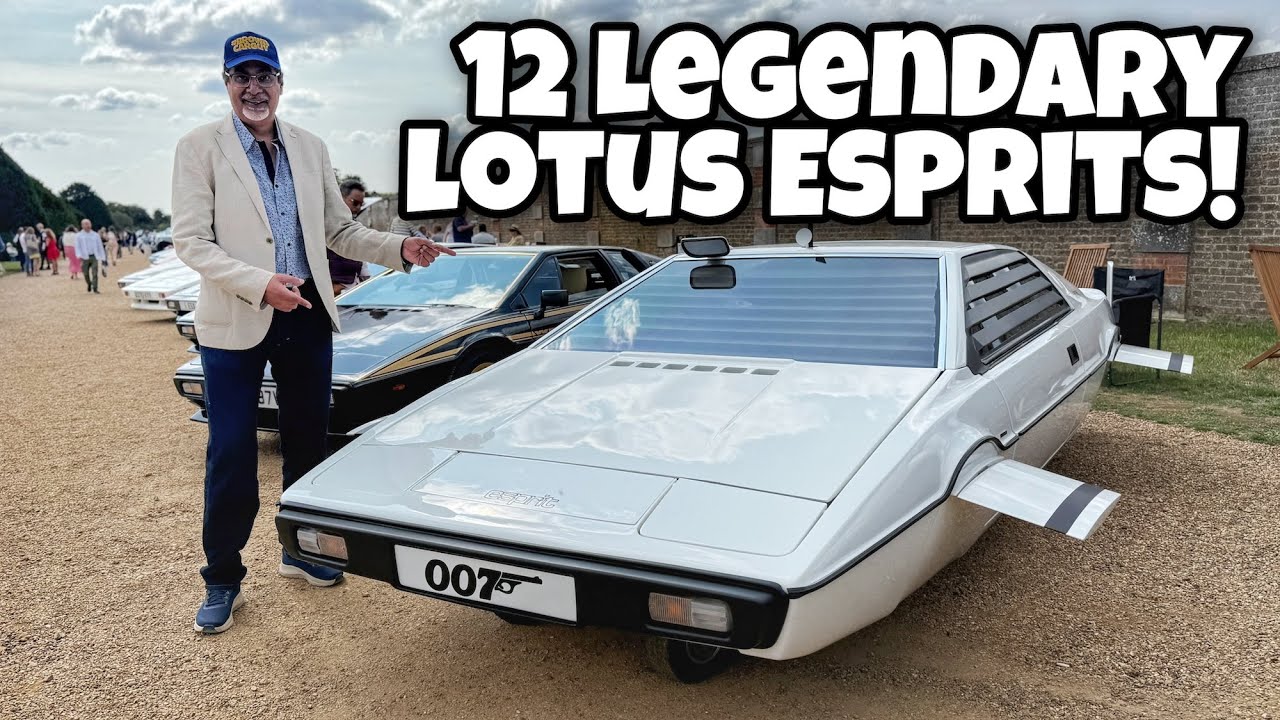 Lotus Esprit Heaven! 12 Classics Including 007’s Submarine Car