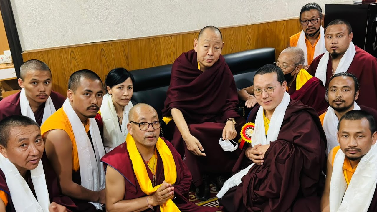 Rinpoches bless our Monks #bodhgaya 