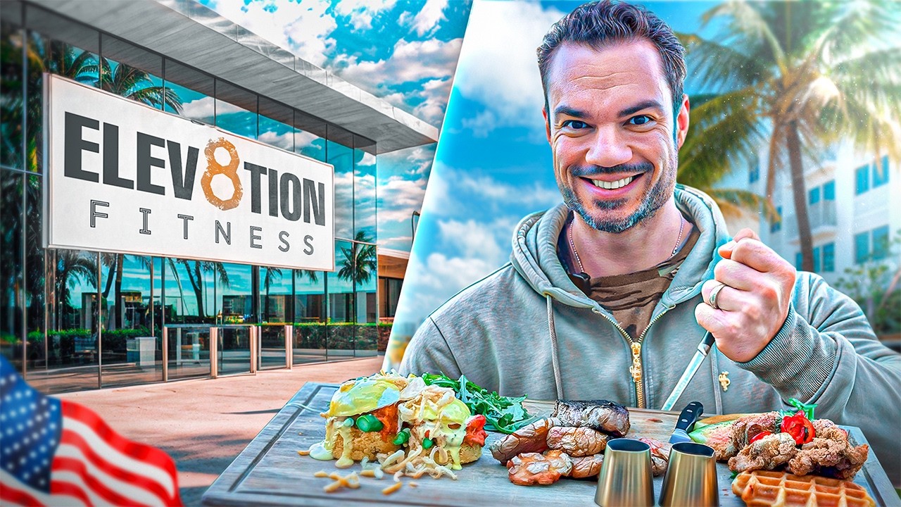La Nouvelle Salle de Muscu la Plus FOLLE de Miami ! 😱 (Elev8tion Fitness + Cheat Meal de Rêve)