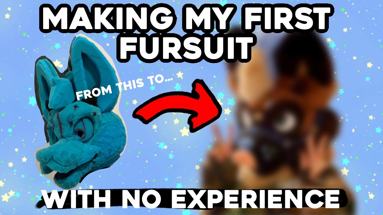MY FIRST TIME MAKING A FURSUIT HEAD! || WITH NO EXPERIENCE