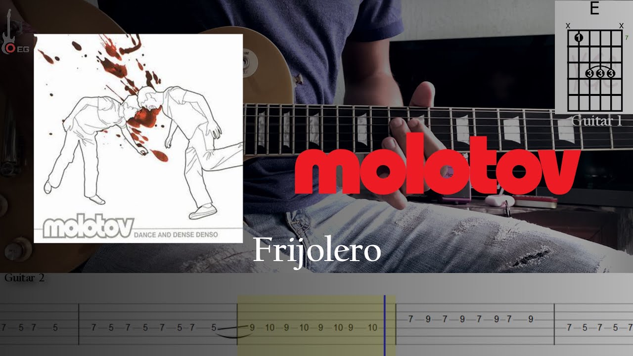 Frijolero - Molotov // Guitar Cover + Tabs Tutorial y Acordes
