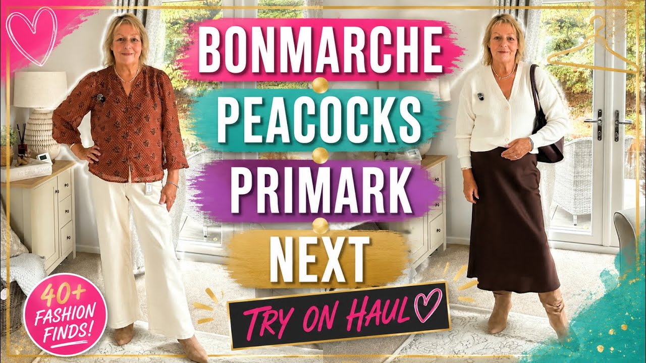 👗 Примерка одежды Bonmarch&eacute;, Peacocks, Primark и Next! | Осенняя мода для тех, кому за 40 🍂